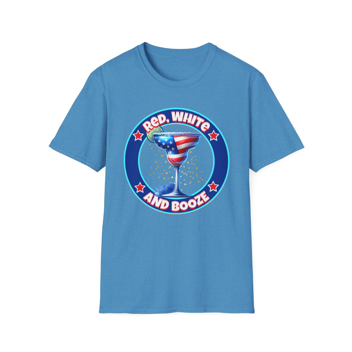 Red, White and Booze Unisex Graphic T-Shirt