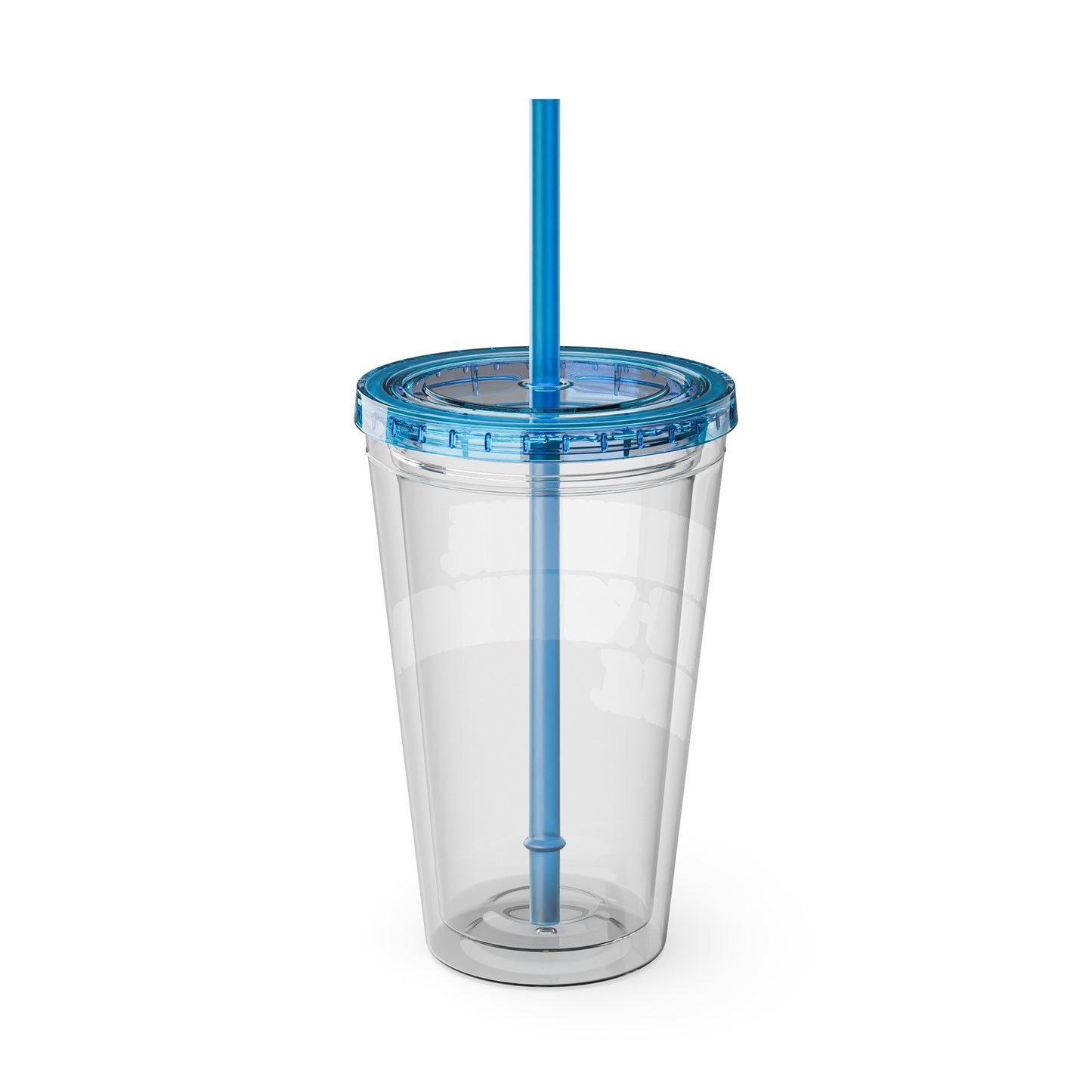 Overthinking. Overcaffeinated. Over It 16oz Insulated Tumbler with Straw