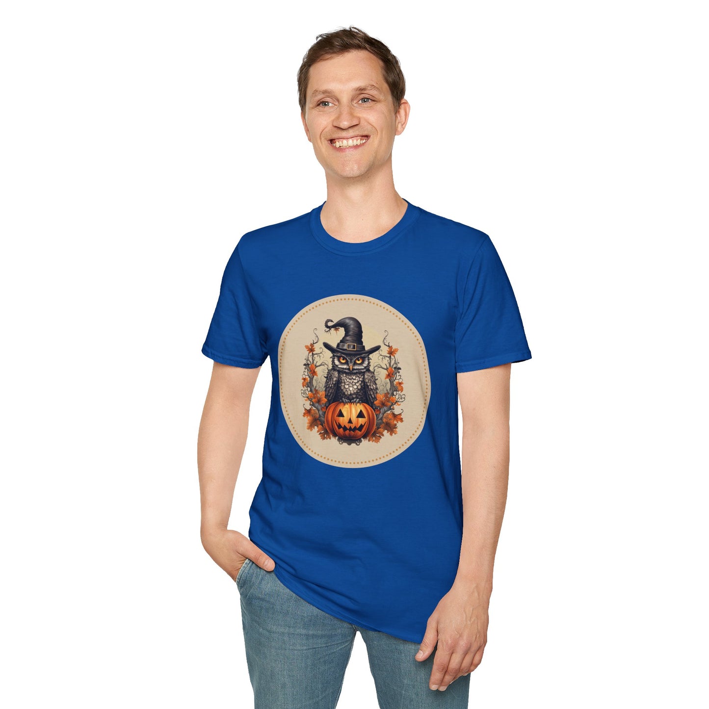 Halloween Owl Unisex Graphic T-Shirt