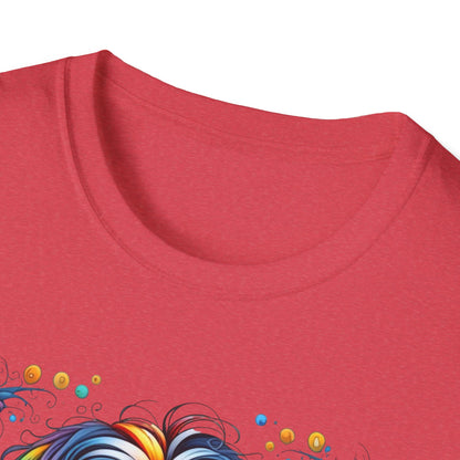 Colorful Shih Tzu Unisex Graphic T-Shirt