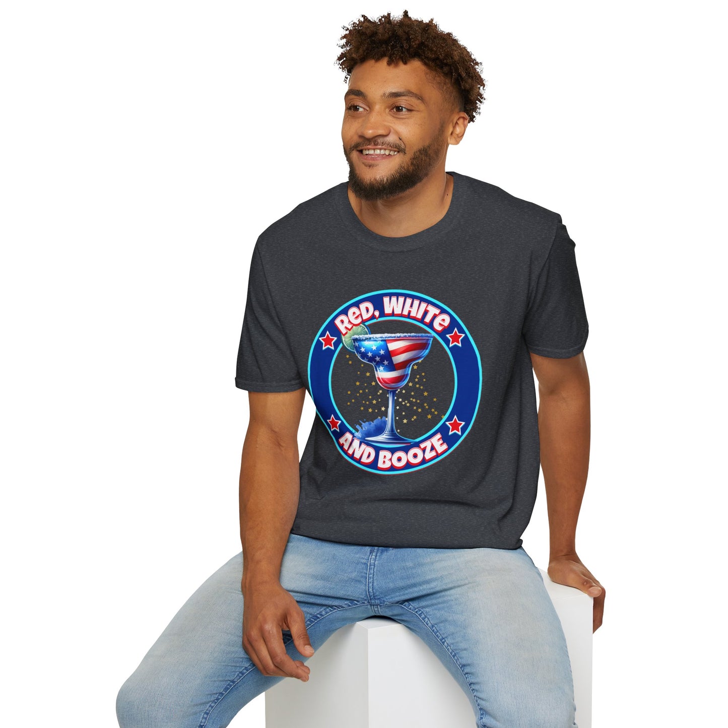 Red, White and Booze Unisex Graphic T-Shirt