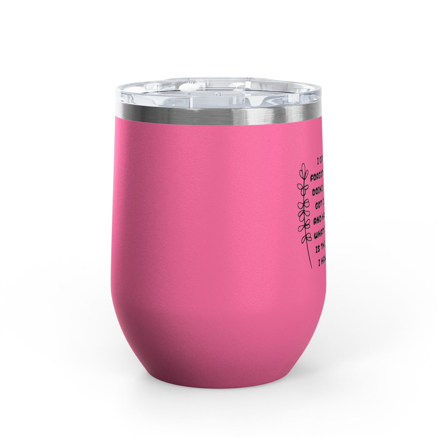 Scatterbrain 12oz Insulated Wine Tumbler