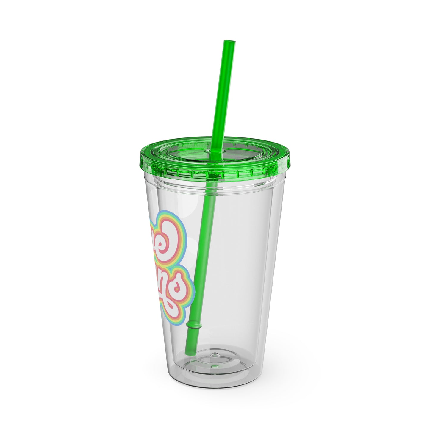 Love Wins 16oz. Insulated Tumbler with Straw