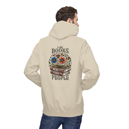 Books More Than People Unisex Hooded Sweatshirt