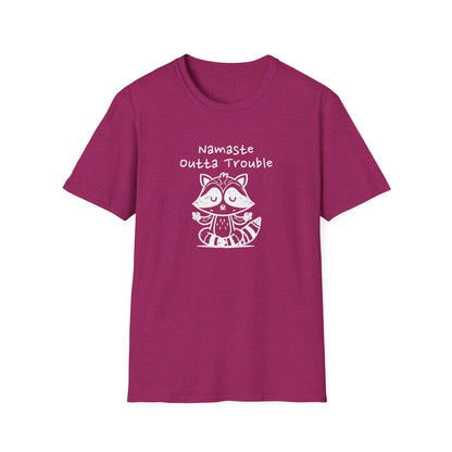 Namaste Outta Trouble Unisex Graphic T-Shirt
