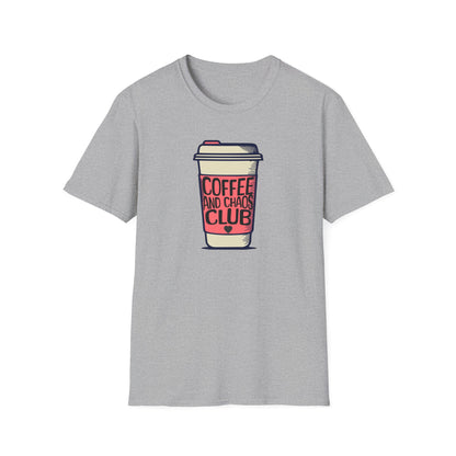 Coffee and Chaos Club Unisex T-Shirt
