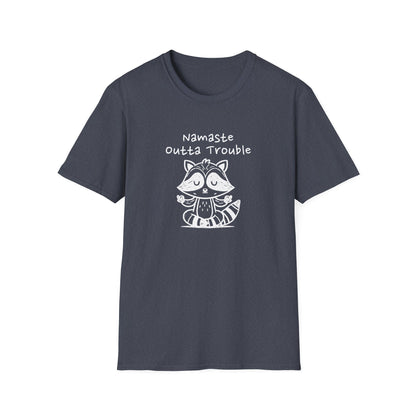 Namaste Outta Trouble Unisex Graphic T-Shirt
