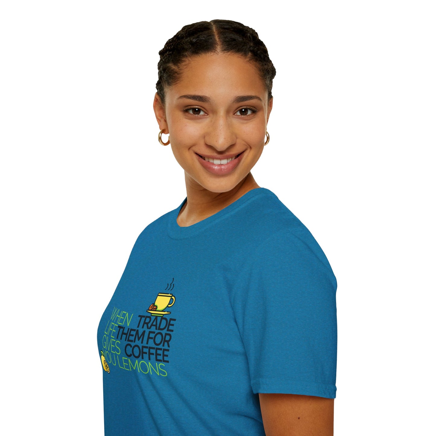 Trade Lemons for Coffee Unisex Graphic T-Shirt