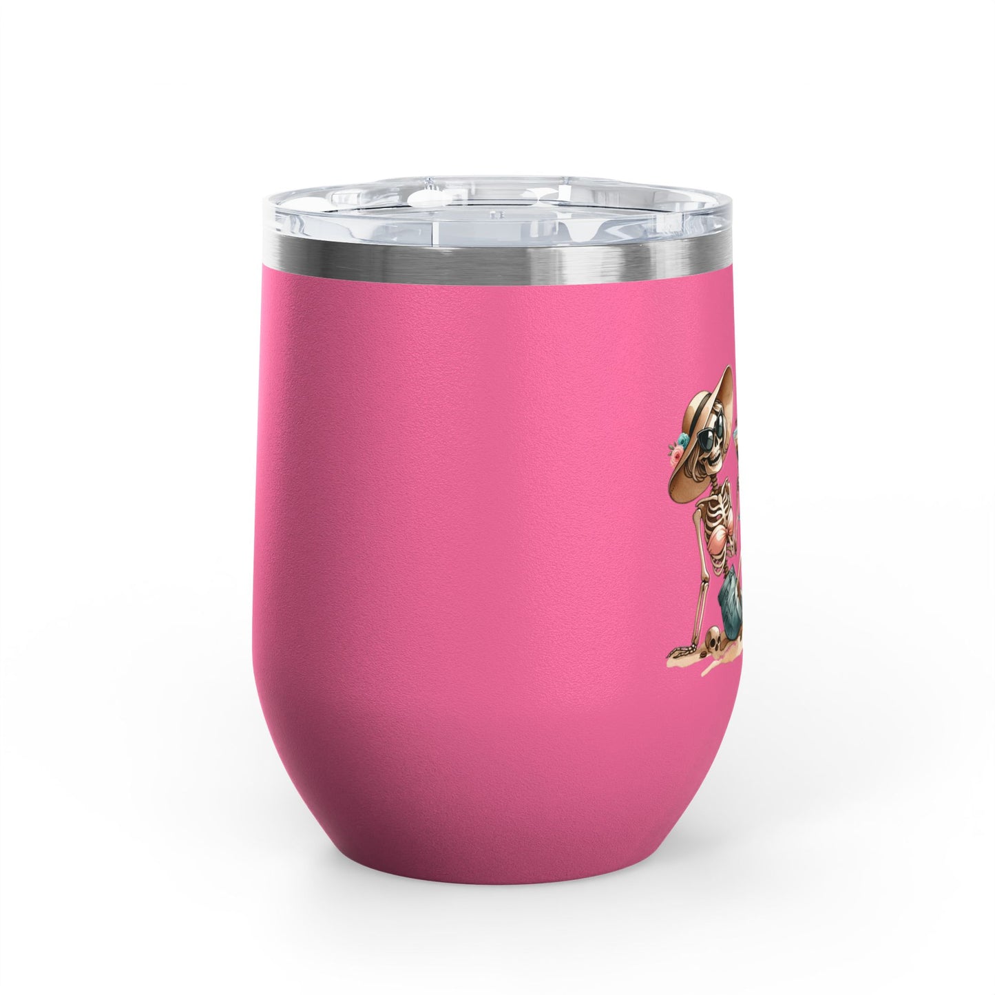 Pick Something Fun Skeleton 12oz Insulated Wine Cup