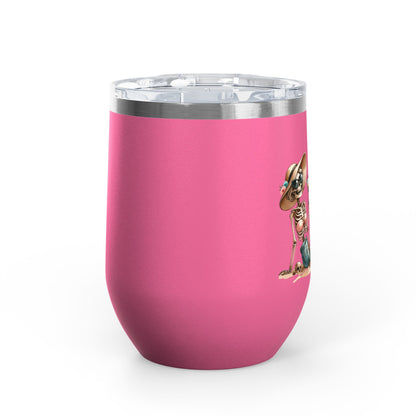 Pick Something Fun Skeleton 12oz Insulated Wine Cup