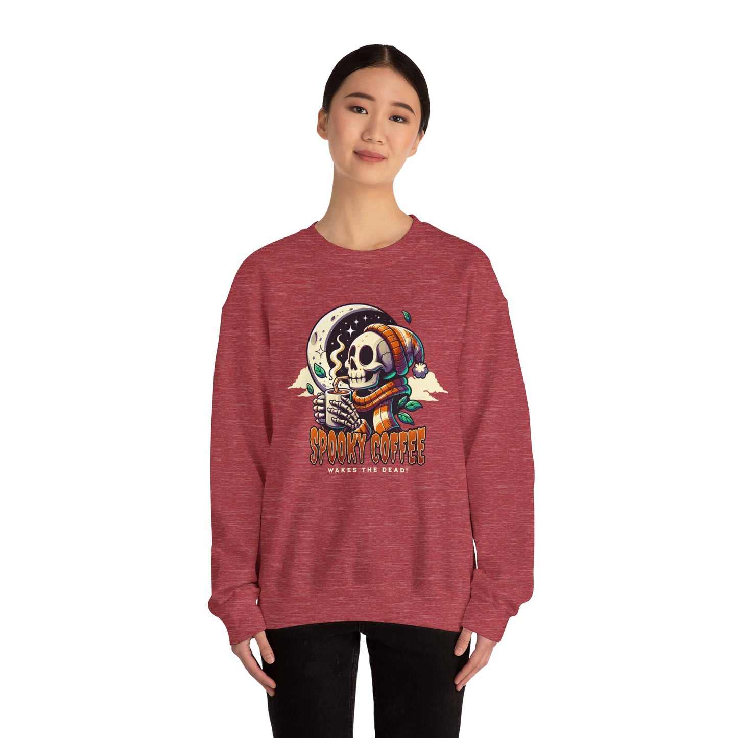 Spooky Coffee Crewneck Sweatshirt