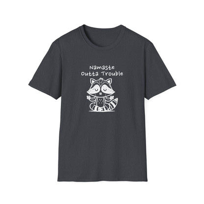 Namaste Outta Trouble Unisex Graphic T-Shirt