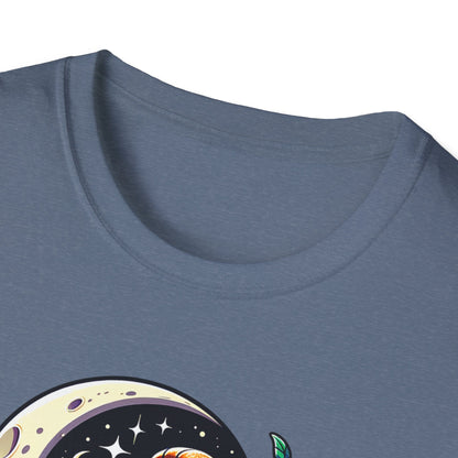 Spooky Coffee Skeleton Unisex Graphic T-Shirt