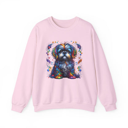 Colorful Shih Tzu Unisex Crewneck Sweatshirt