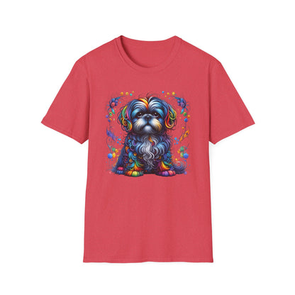 Colorful Shih Tzu Unisex Graphic T-Shirt