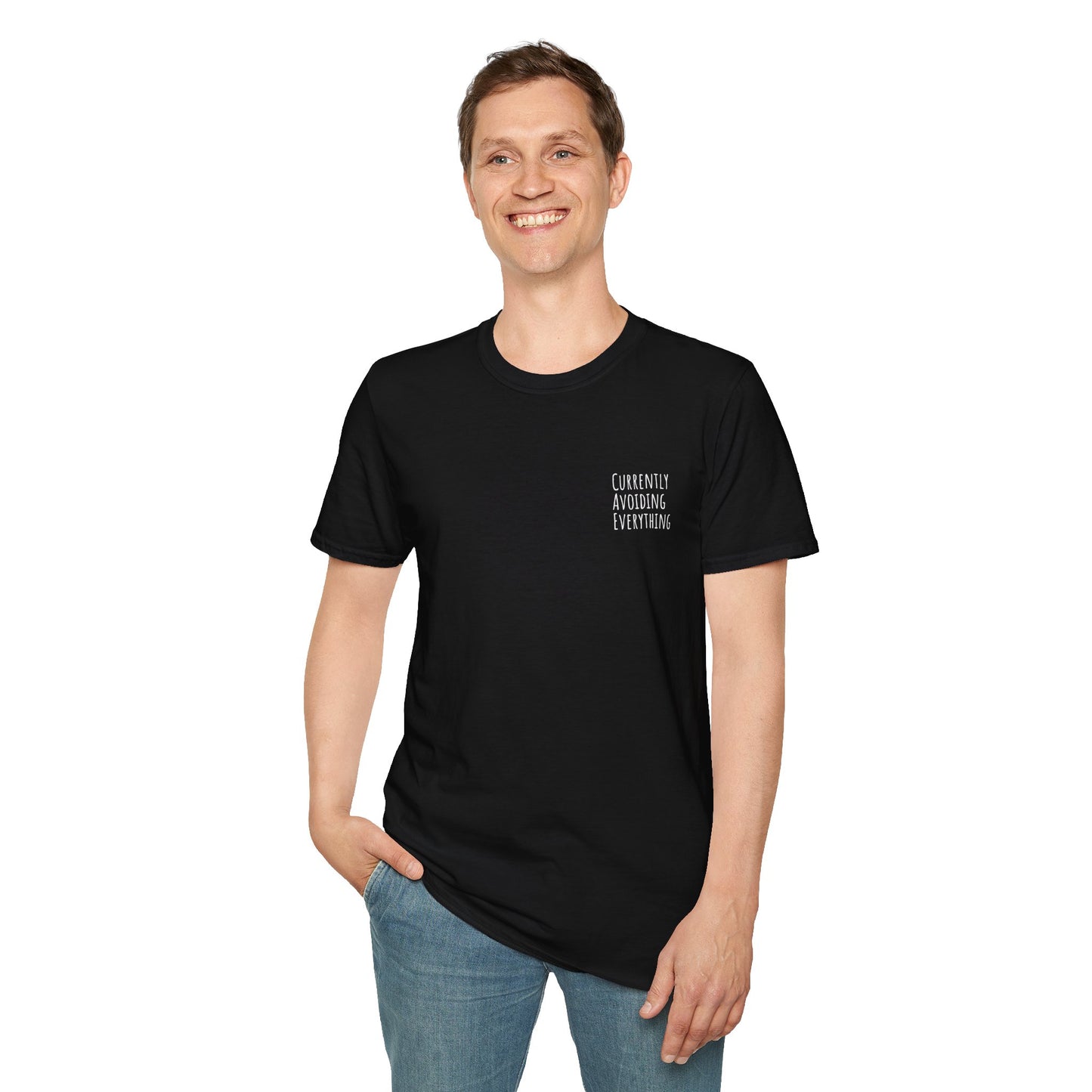 Currently Avoiding Everything Unisex T-Shirt