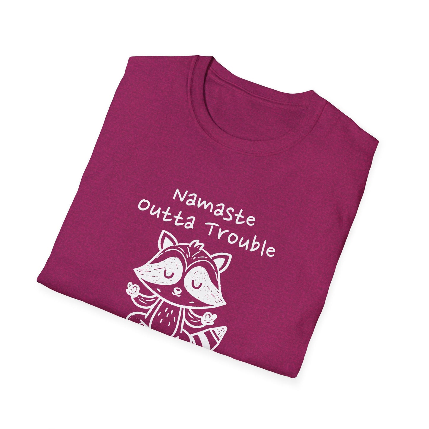 Namaste Outta Trouble Unisex Graphic T-Shirt