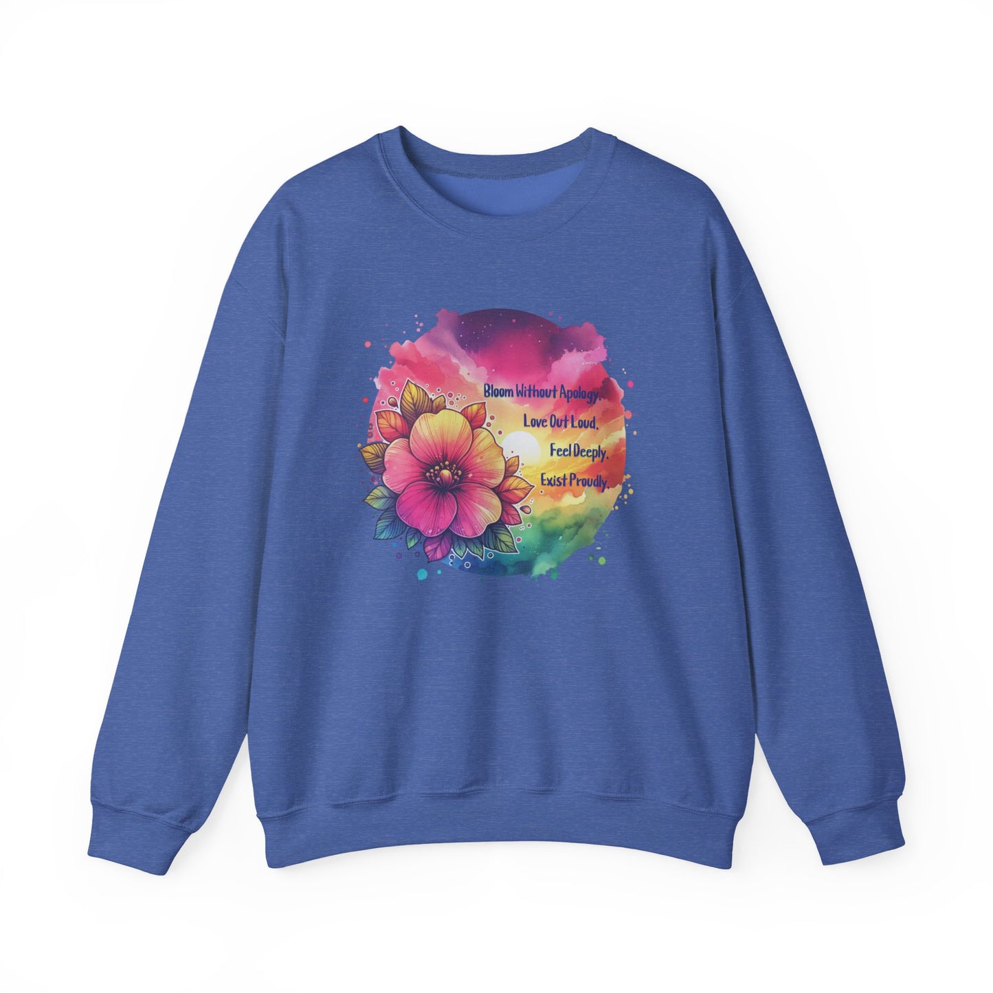 Bloom Without Apology Unisex Crewneck Sweatshirt