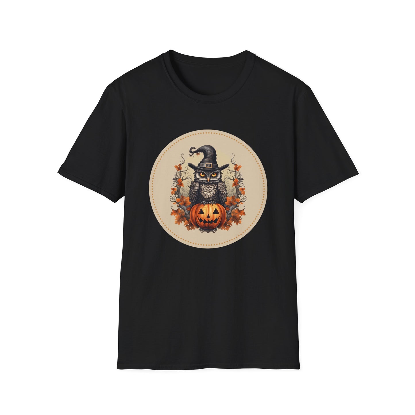Halloween Owl Unisex Graphic T-Shirt