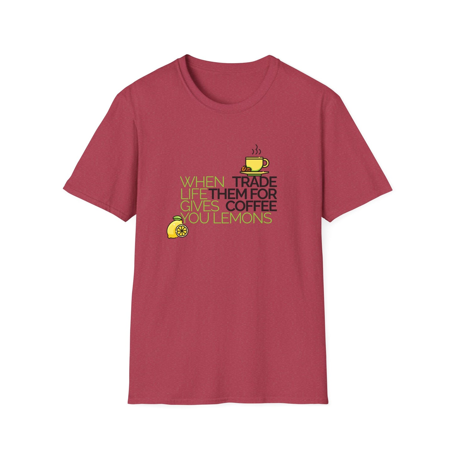 Trade Lemons for Coffee Unisex Graphic T-Shirt