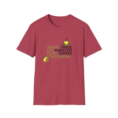 Trade Lemons for Coffee Unisex Graphic T-Shirt