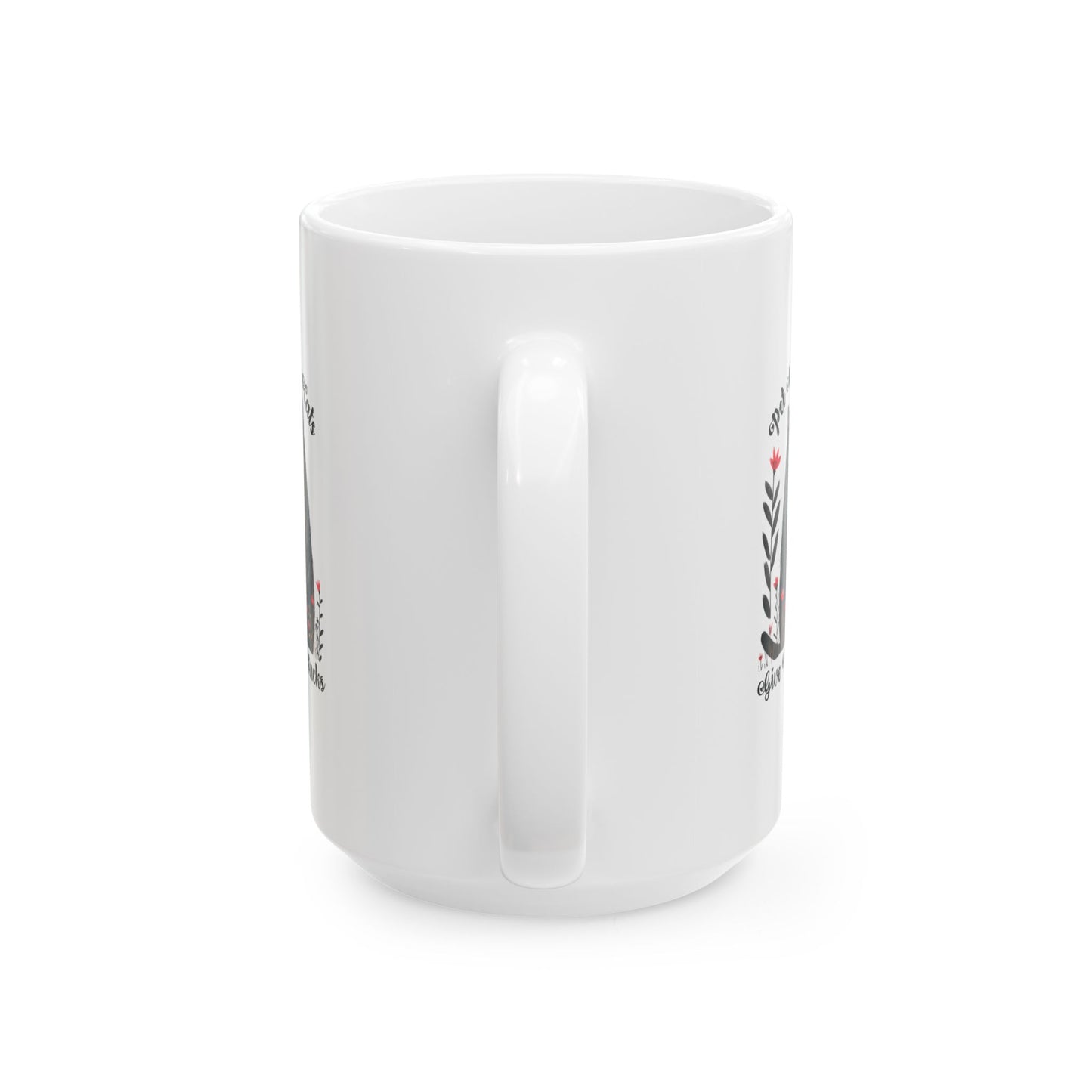 Pet More Cats Give Less F*cks Ceramic Mug