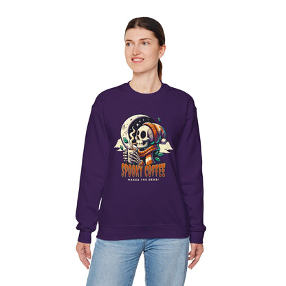Spooky Coffee Crewneck Sweatshirt