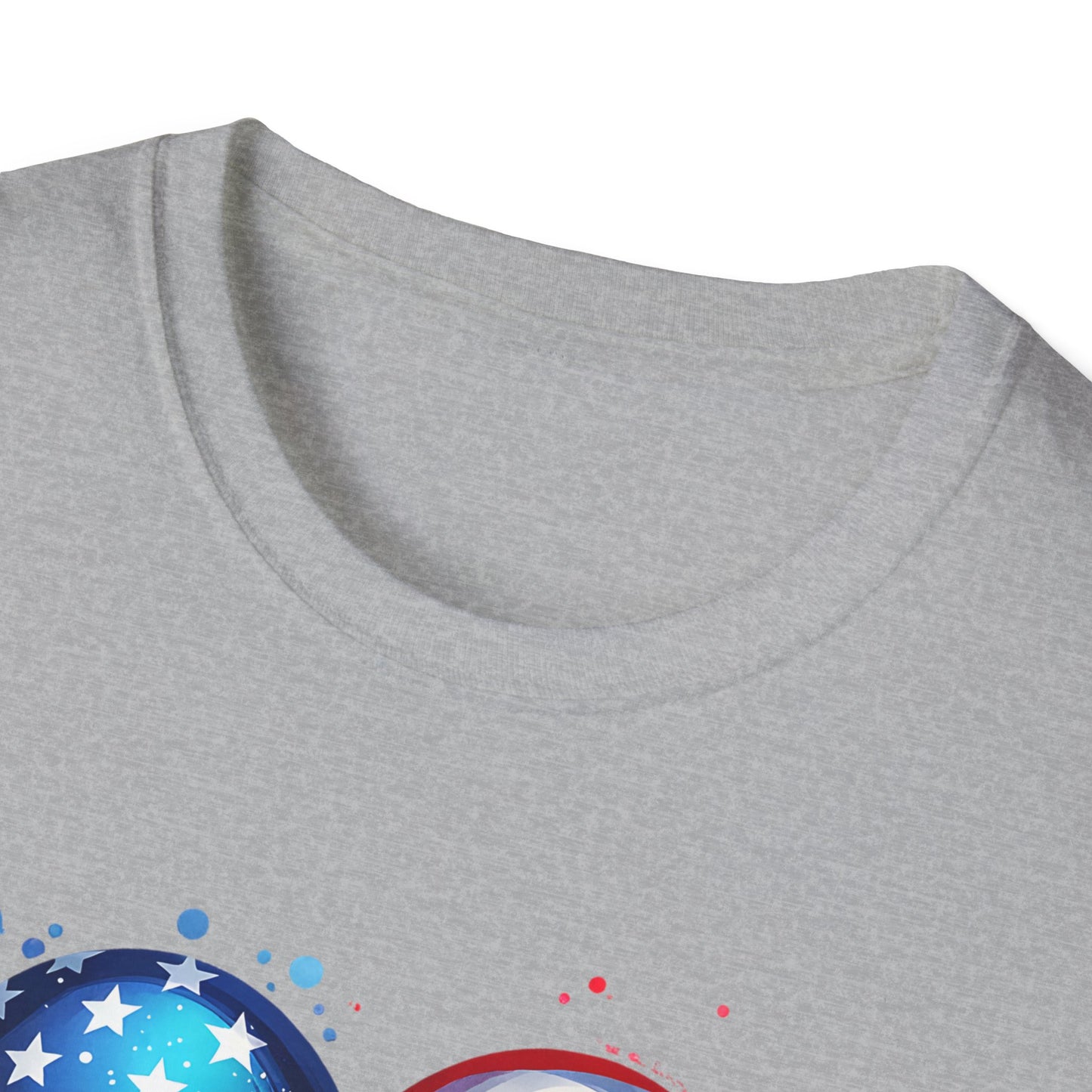 All American Heart Patriotic Unisex Graphic T-Shirt