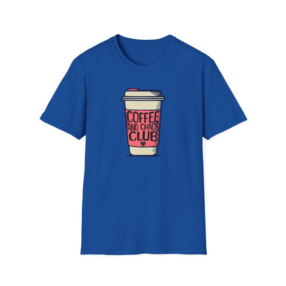 Coffee and Chaos Club Unisex T-Shirt