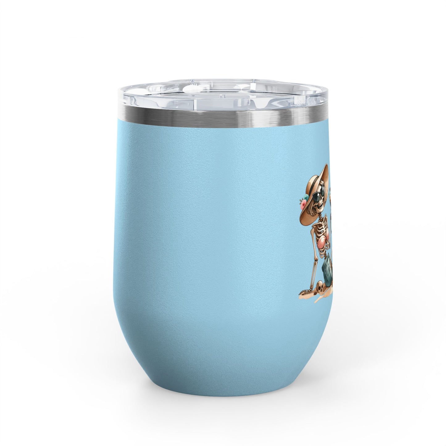 Pick Something Fun Skeleton 12oz Insulated Wine Cup