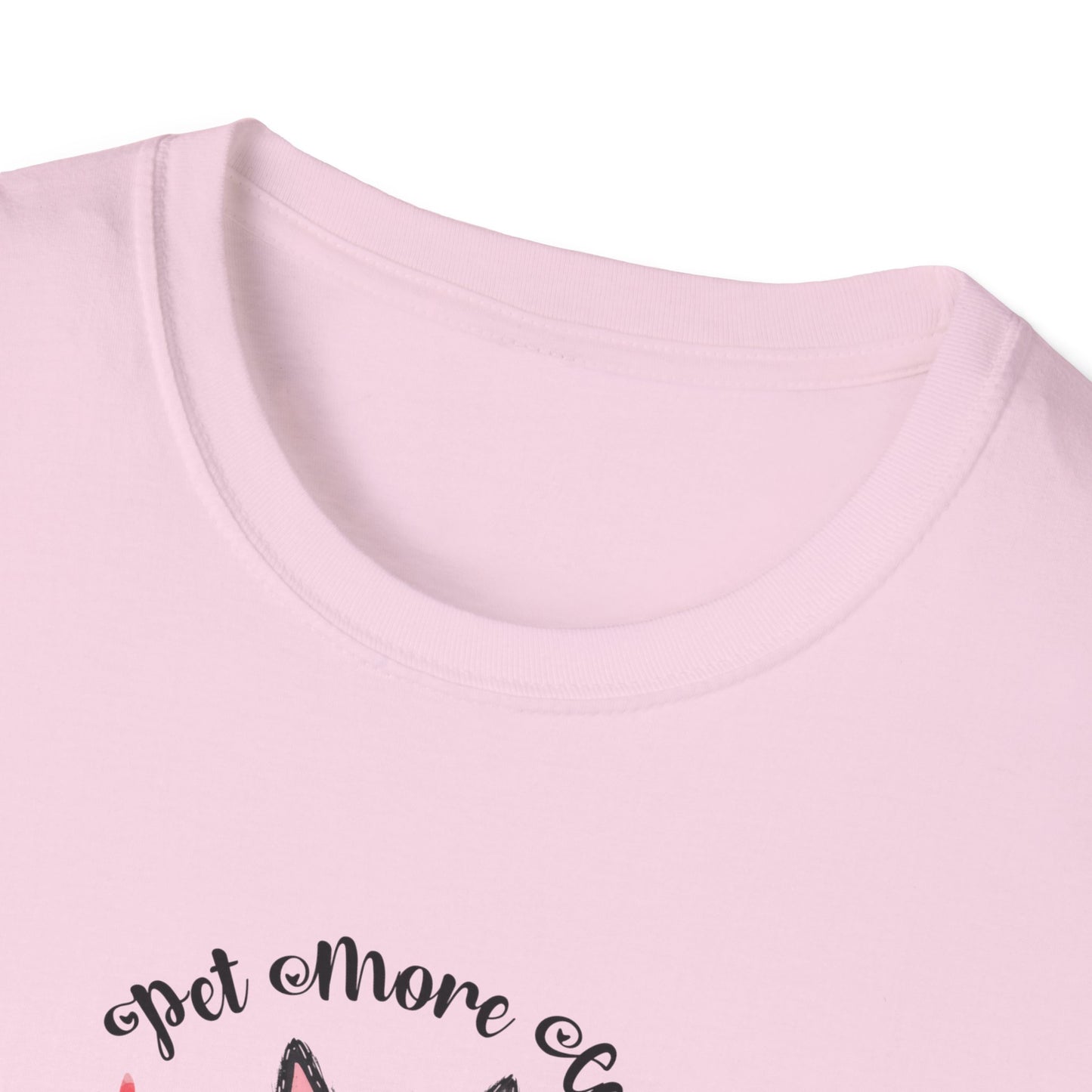 Pet More Cats Give Less F*cks Unisex T-Shirt