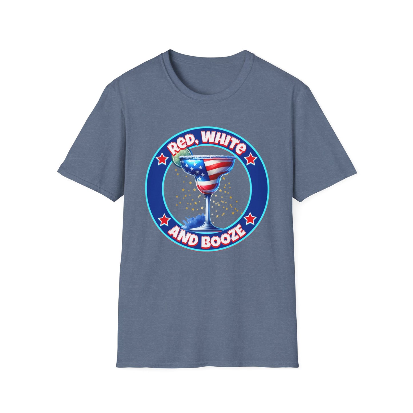 Red, White and Booze Unisex Graphic T-Shirt