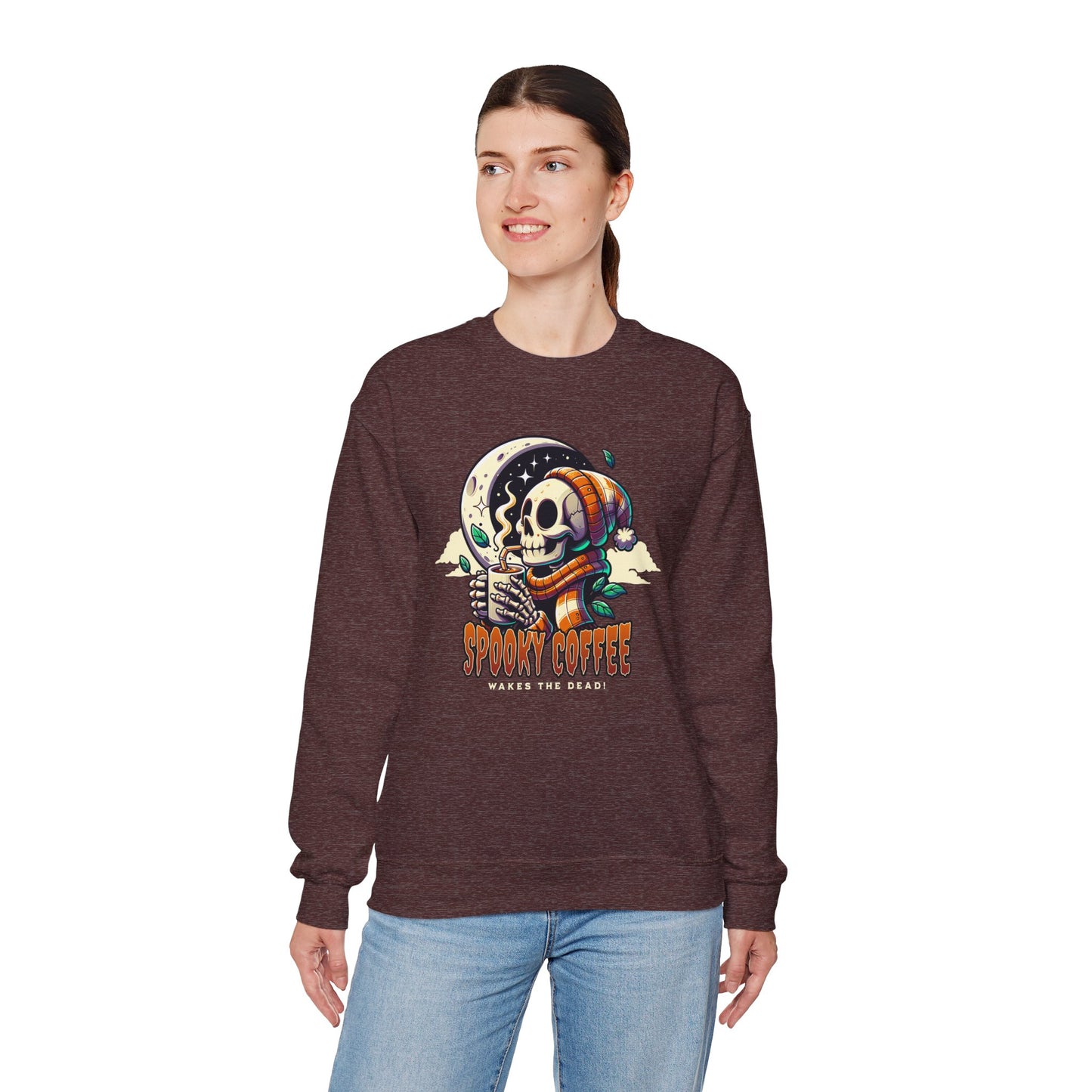 Spooky Coffee Crewneck Sweatshirt